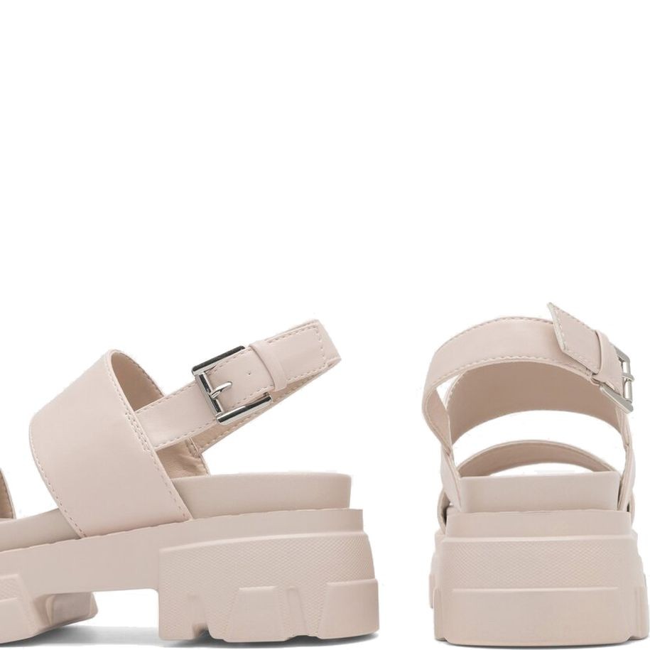 DEEZEE Basutės moterims, Smėlio, SANDALS 4