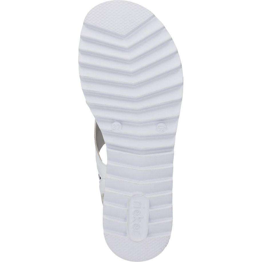 RIEKER Basutės moterims, Balta, SANDALS 9