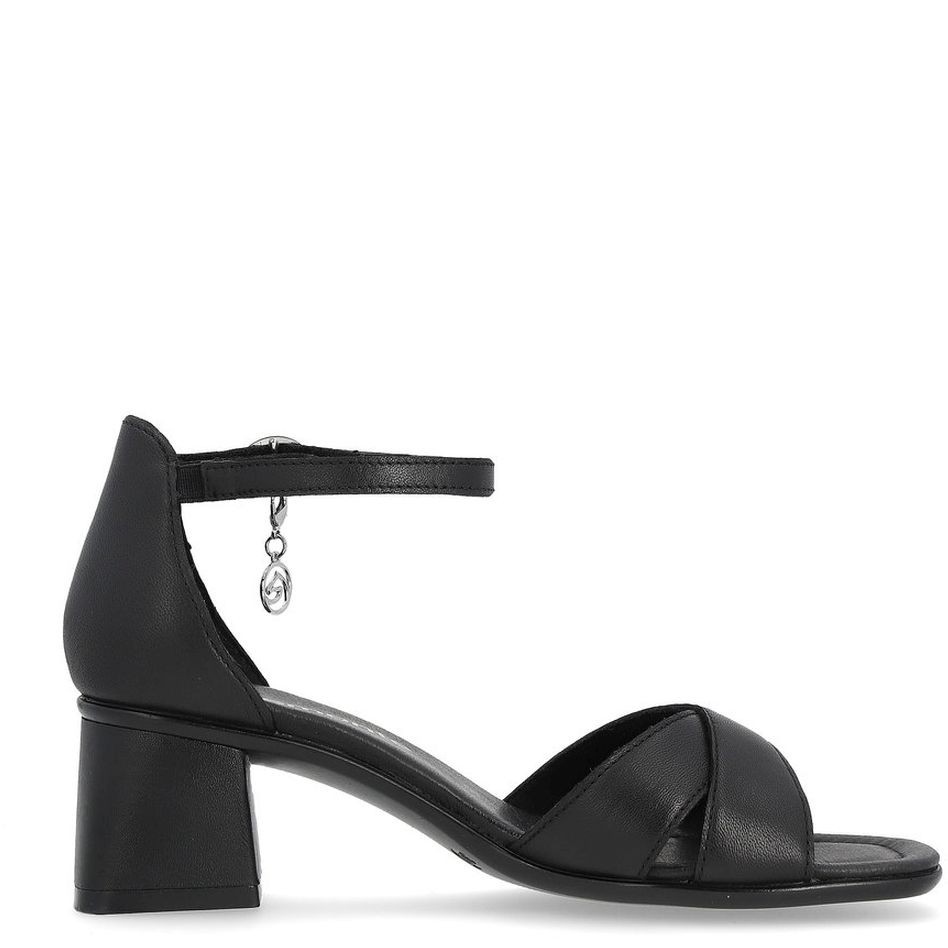 REMONTE Basutės moterims, Juoda, SANDALS 7