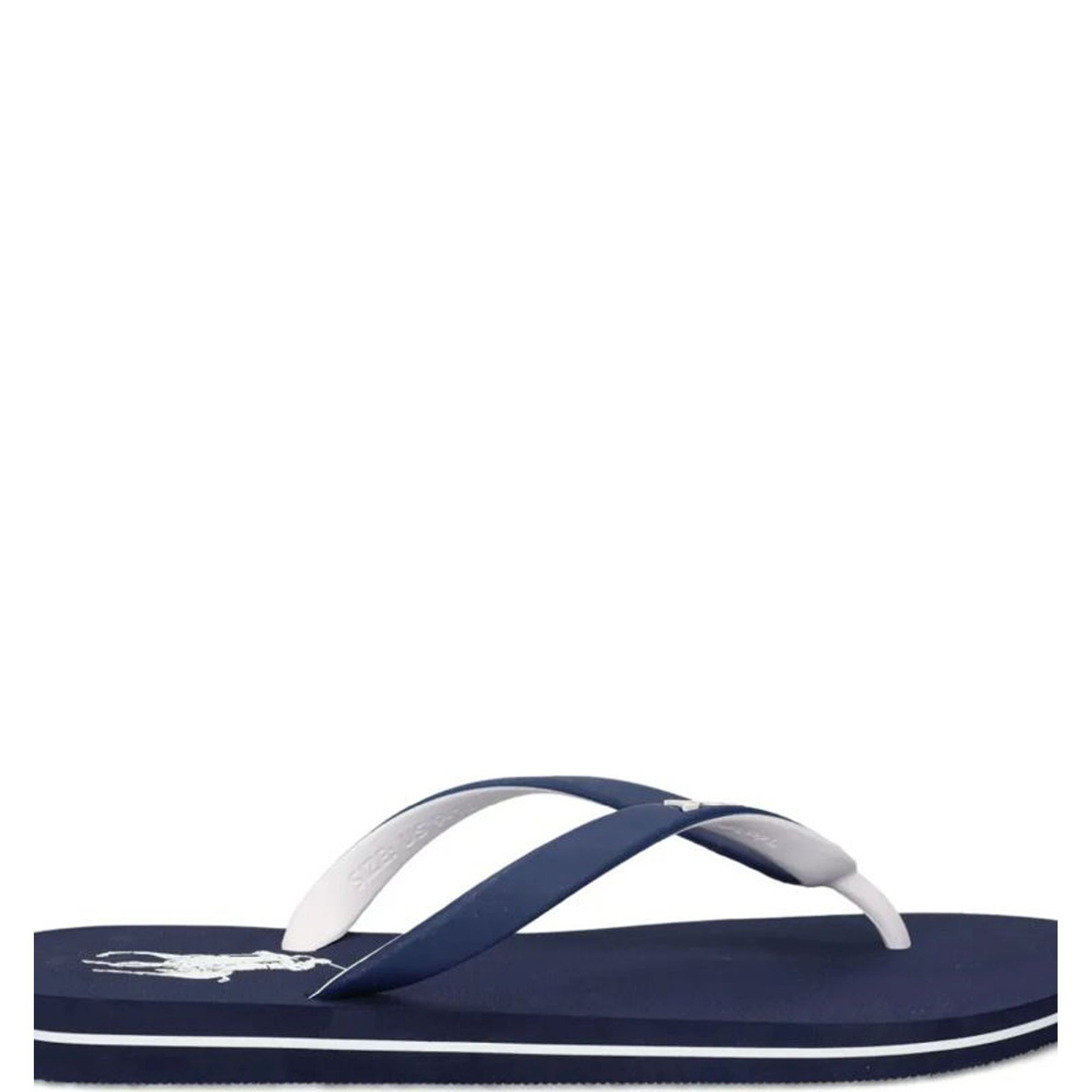 POLO RALPH LAUREN Pliažo šlepetės per pirštą vyrams, Mėlyna, Flip flop bolt sandals 2