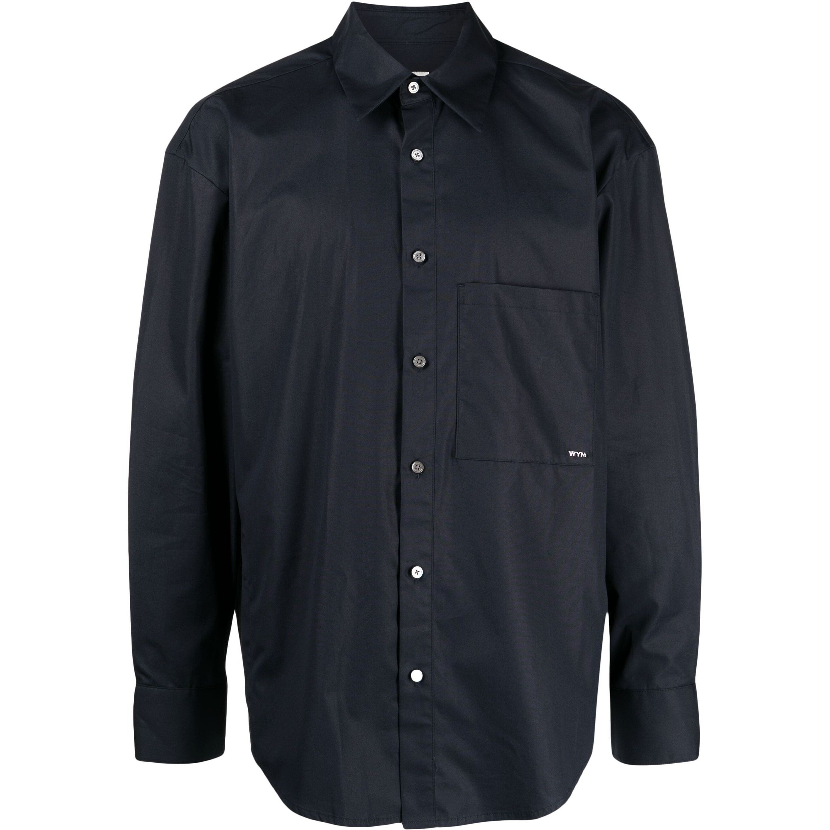 WOOYOUNGMI Marškiniai ilgomis rankovėmis vyrams, Mėlyna, Mens shirt 1