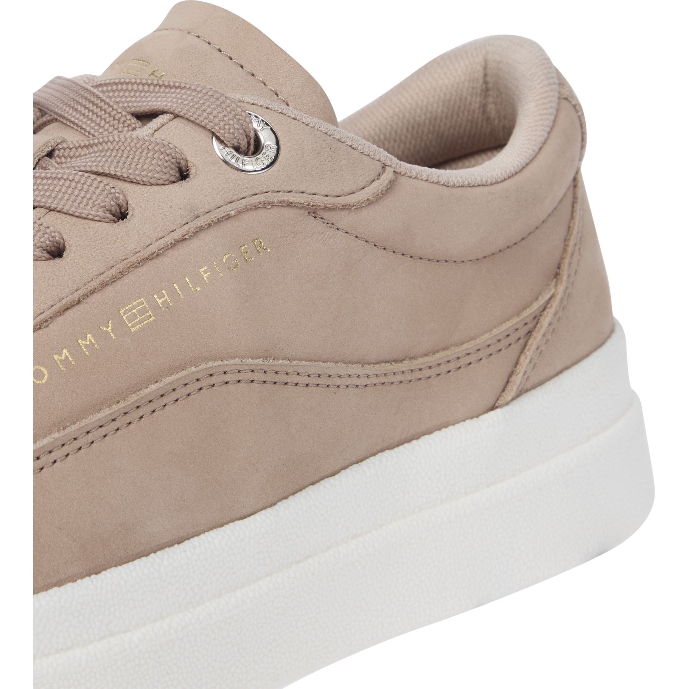 TOMMY HILFIGER Laisvalaikio bateliai moterims, Smėlio, Modern court sneaker 6