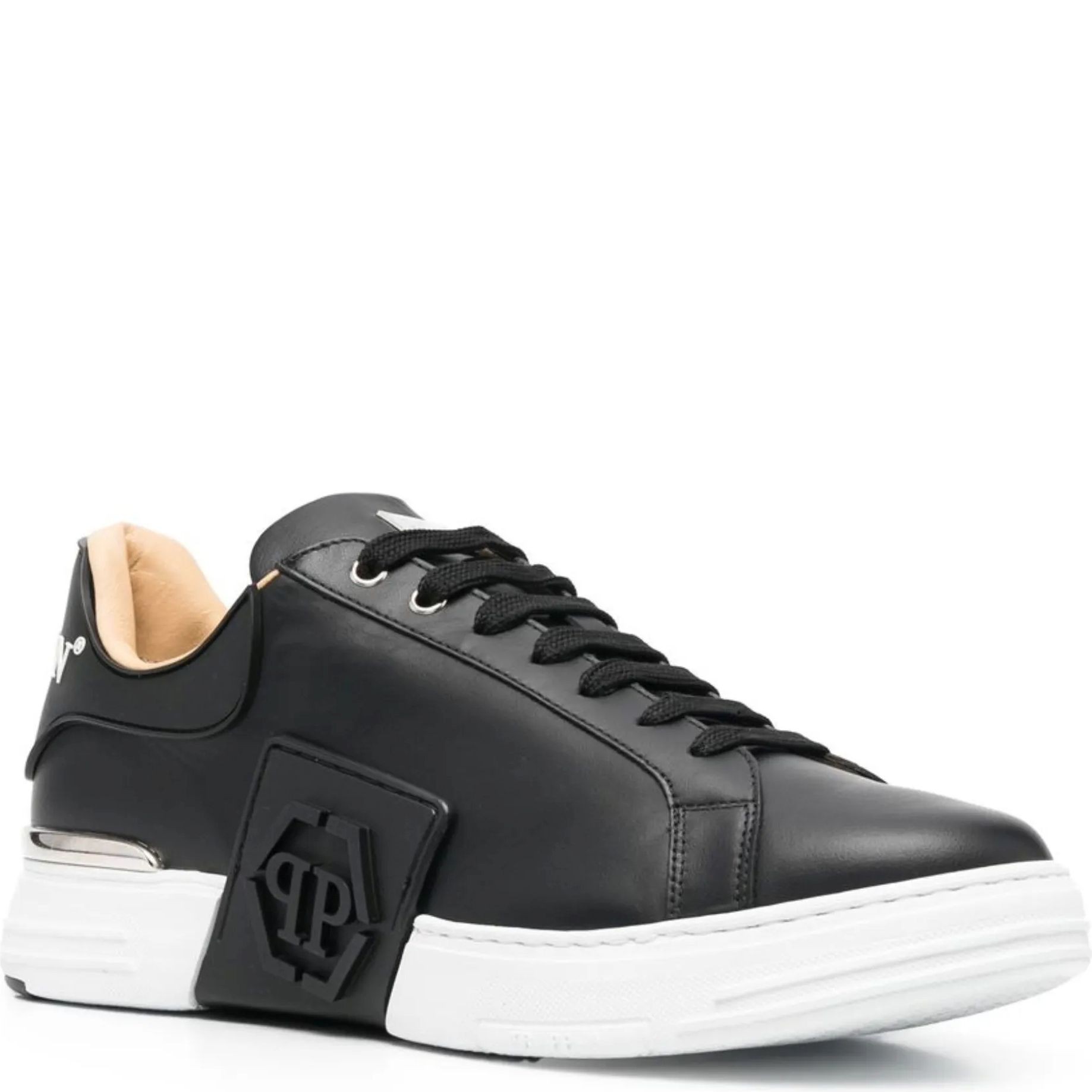 PHILIPP PLEIN Sportiniai bateliai vyrams, Juoda, Lo-top sneakers phantom 1