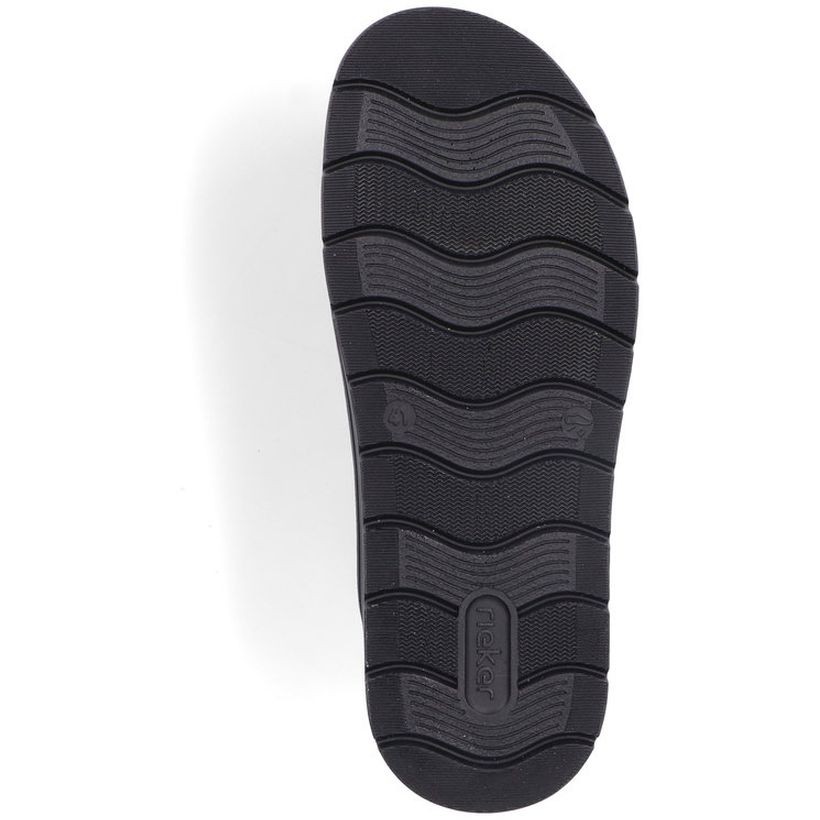 RIEKER Šlepetės vyrams, Juoda, SLIPPERS 14