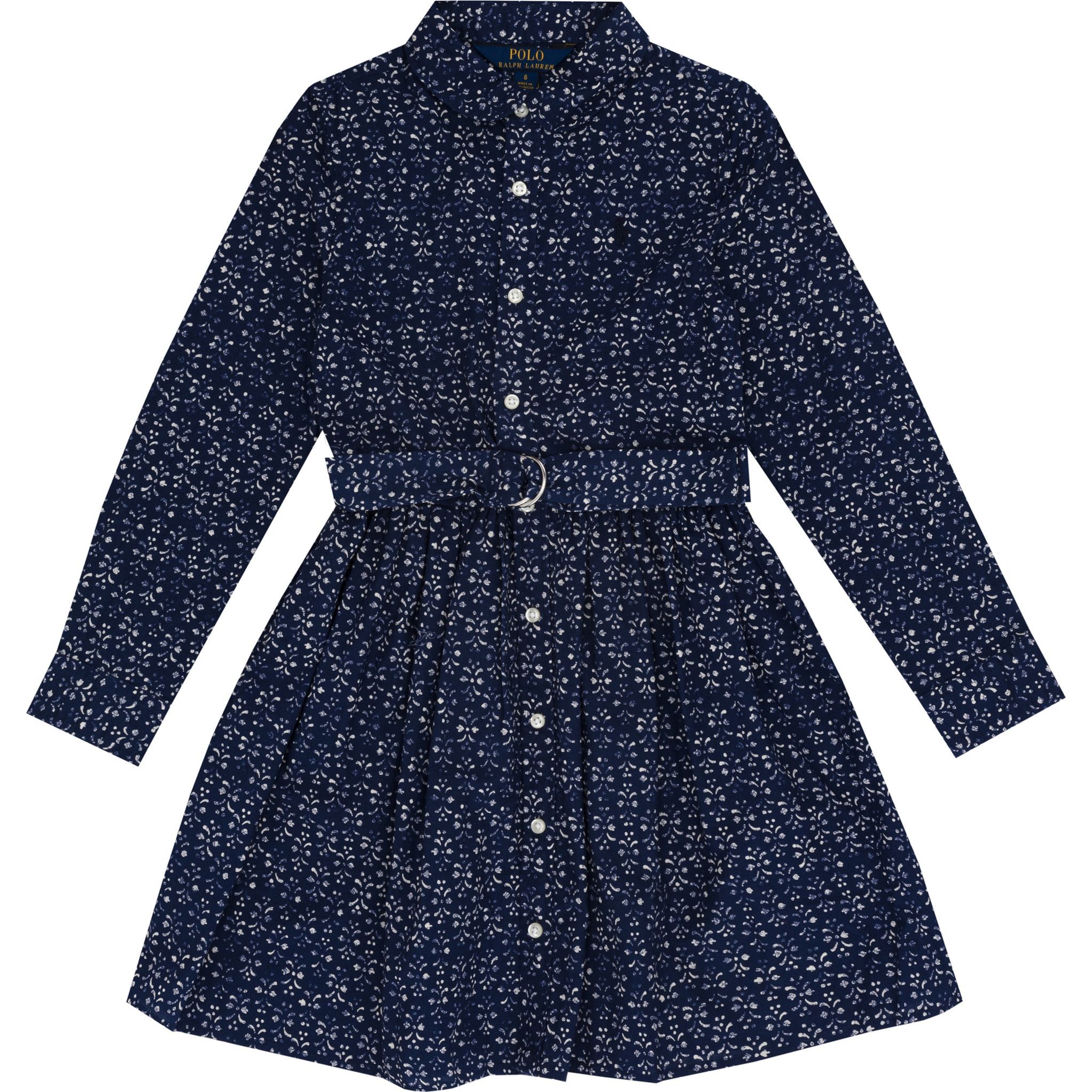 RALPH LAUREN KIDS Midi suknelė mergaitėms, Mėlyna, Louella day dress 1