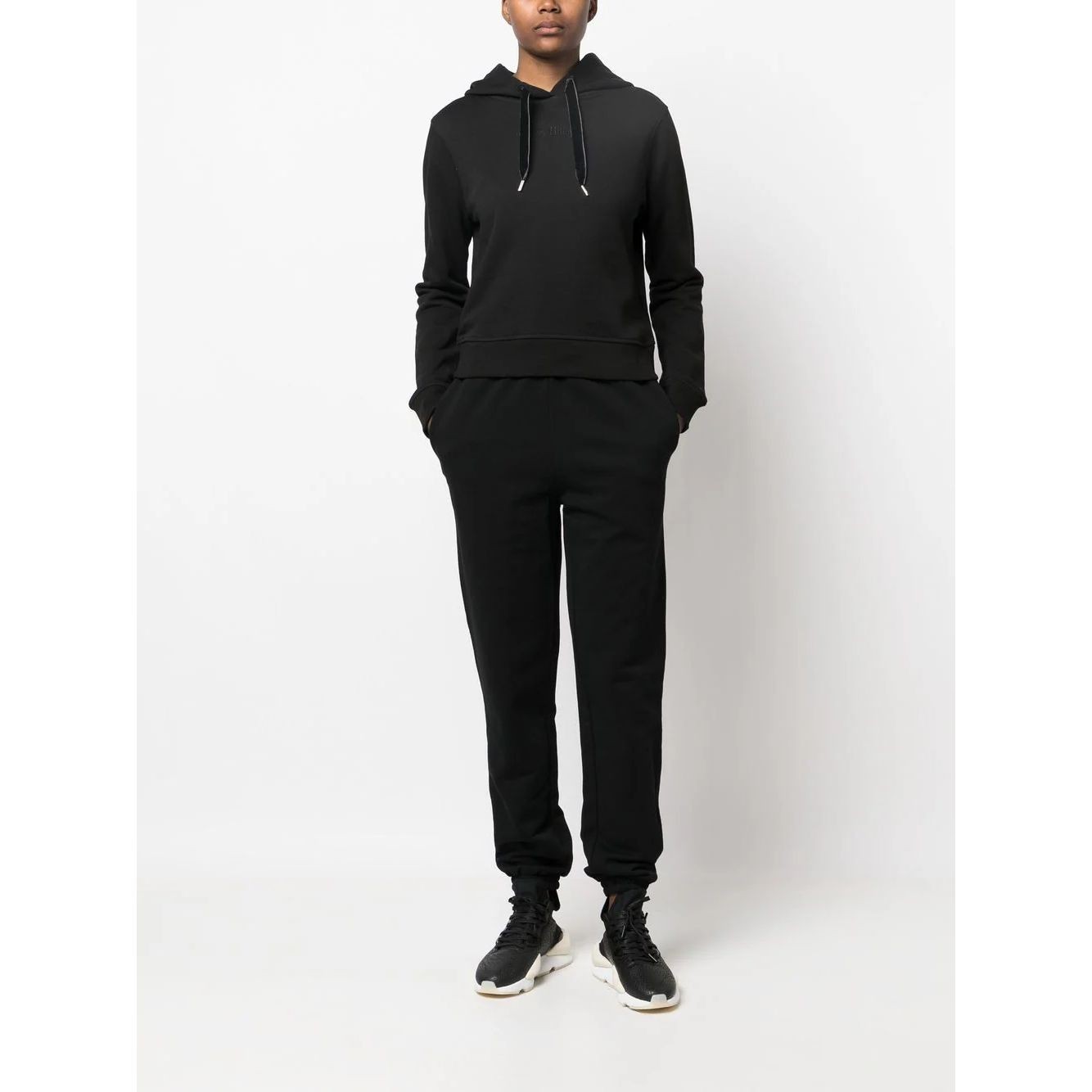 TOMMY HILFIGER Džemperis moterims, Žalia, Reg short vlvt trim hoodie 2