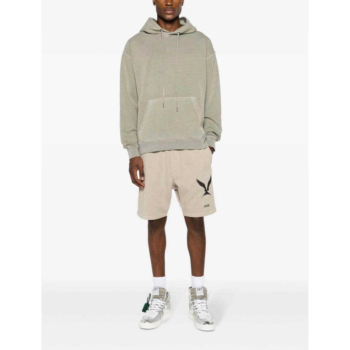 KSUBI Džemperis vyrams, Žalia, 4x4 biggie hoodie outback 2