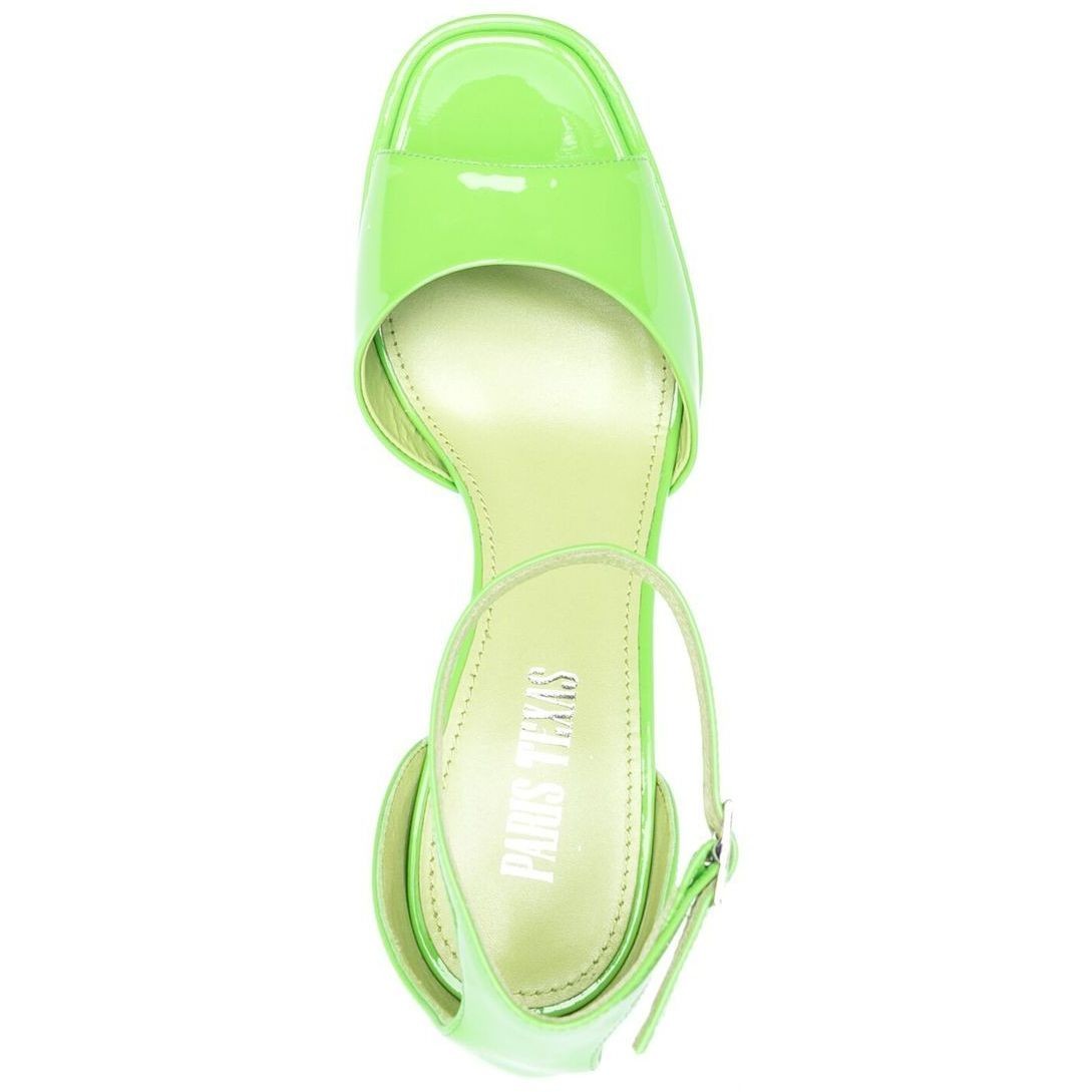 PARIS TEXAS Aukštakulniai moterims, Žalia, Tatiana platform sandal 4