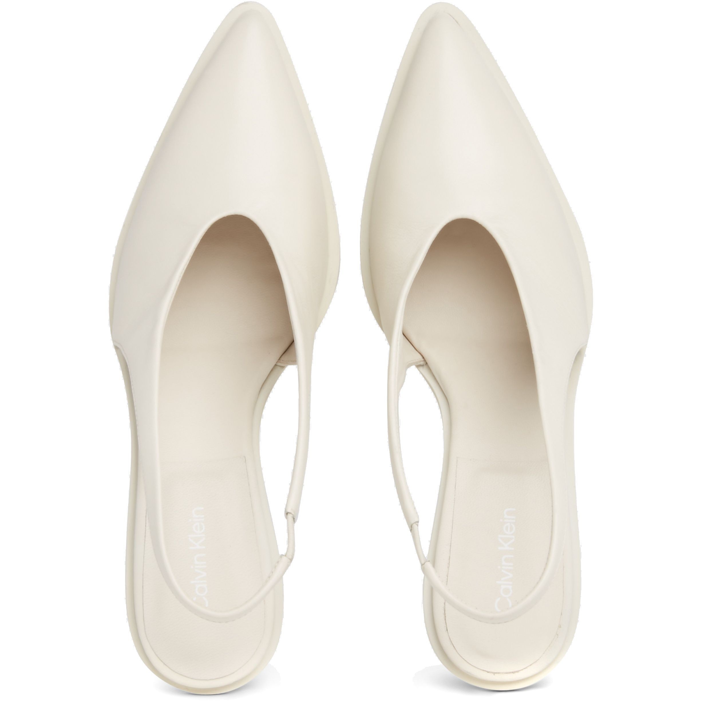 CALVIN KLEIN Aukštakulniai moterims, Smėlio, Heel slingback pump 70 4