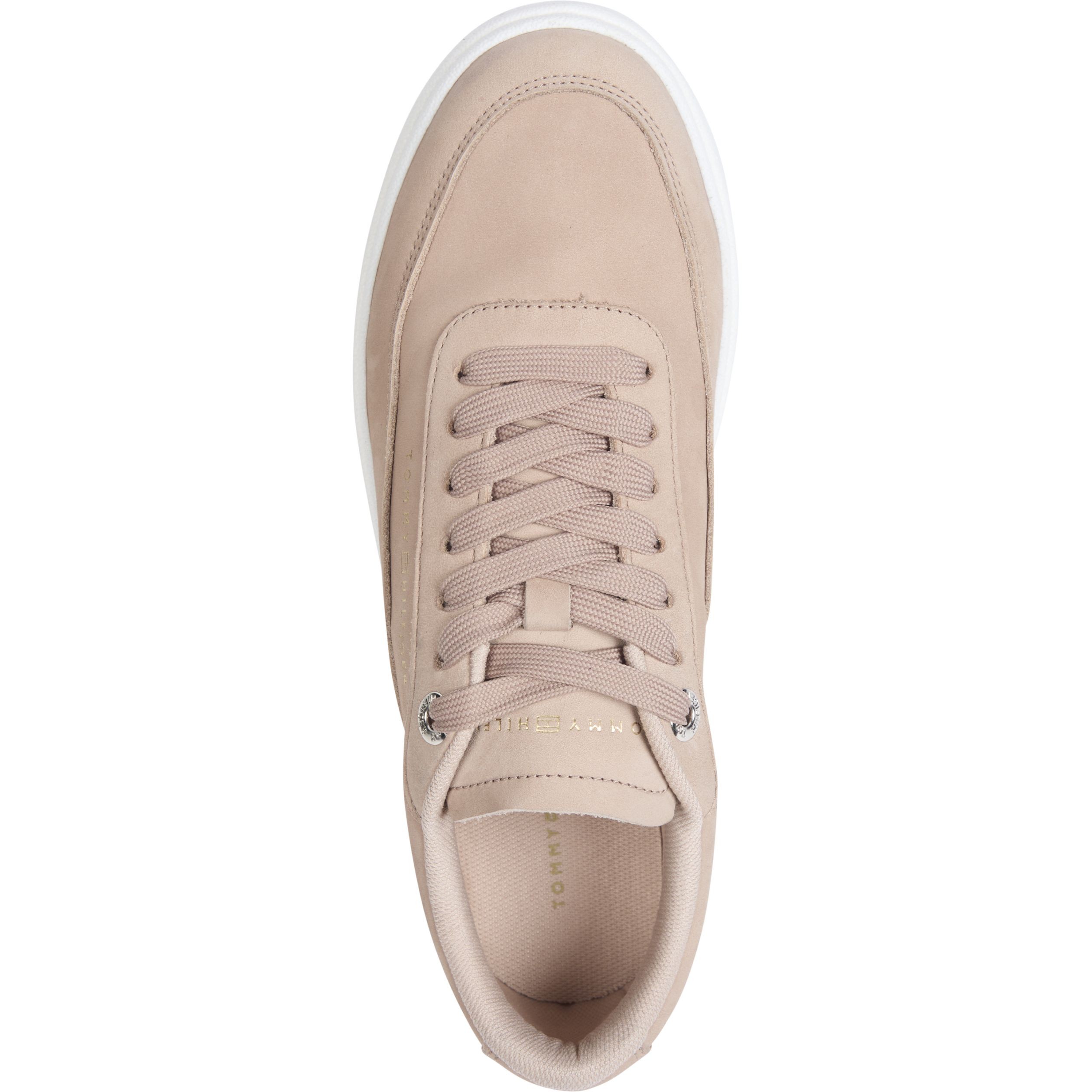 TOMMY HILFIGER Laisvalaikio bateliai moterims, Smėlio, Modern court sneaker 3