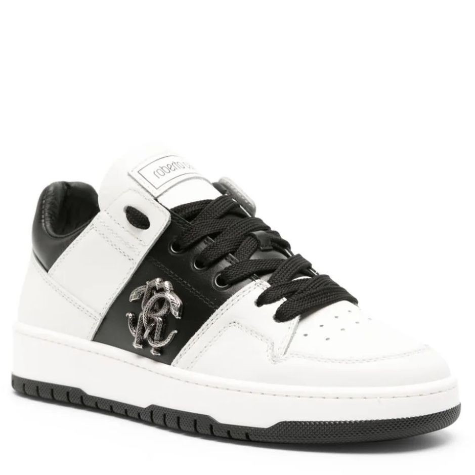 ROBERTO CAVALLI Laisvalaikio bateliai moterims, Balta, Sneakers 1