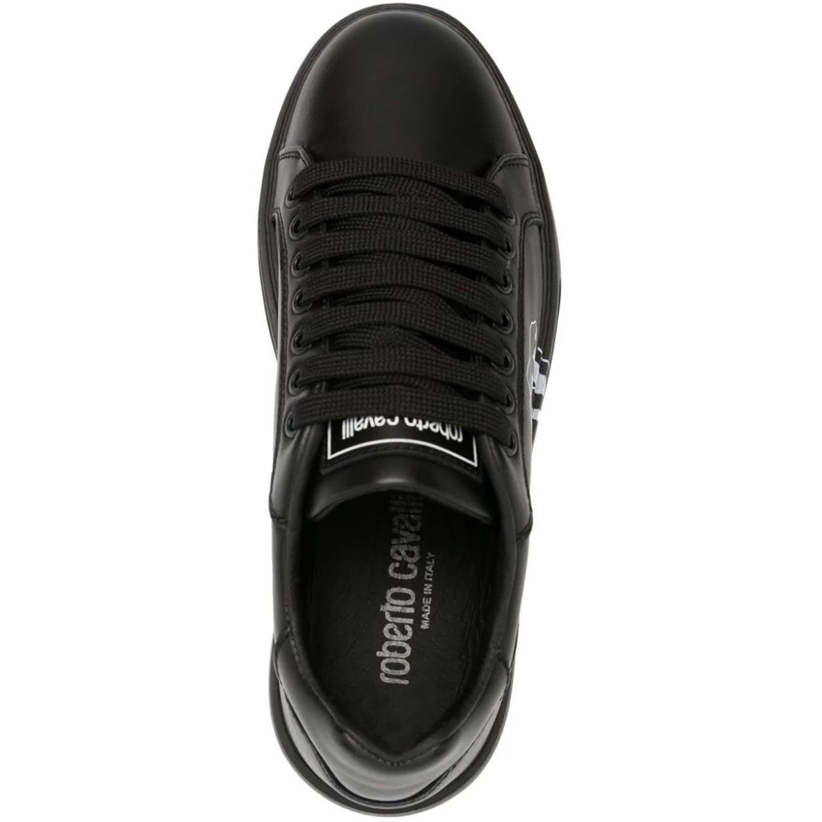 ROBERTO CAVALLI Laisvalaikio bateliai moterims, Juoda, Sneakers 4