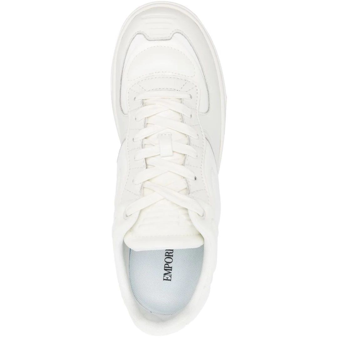EMPORIO ARMANI Sportiniai bateliai vyrams, Balta, Sneaker 4