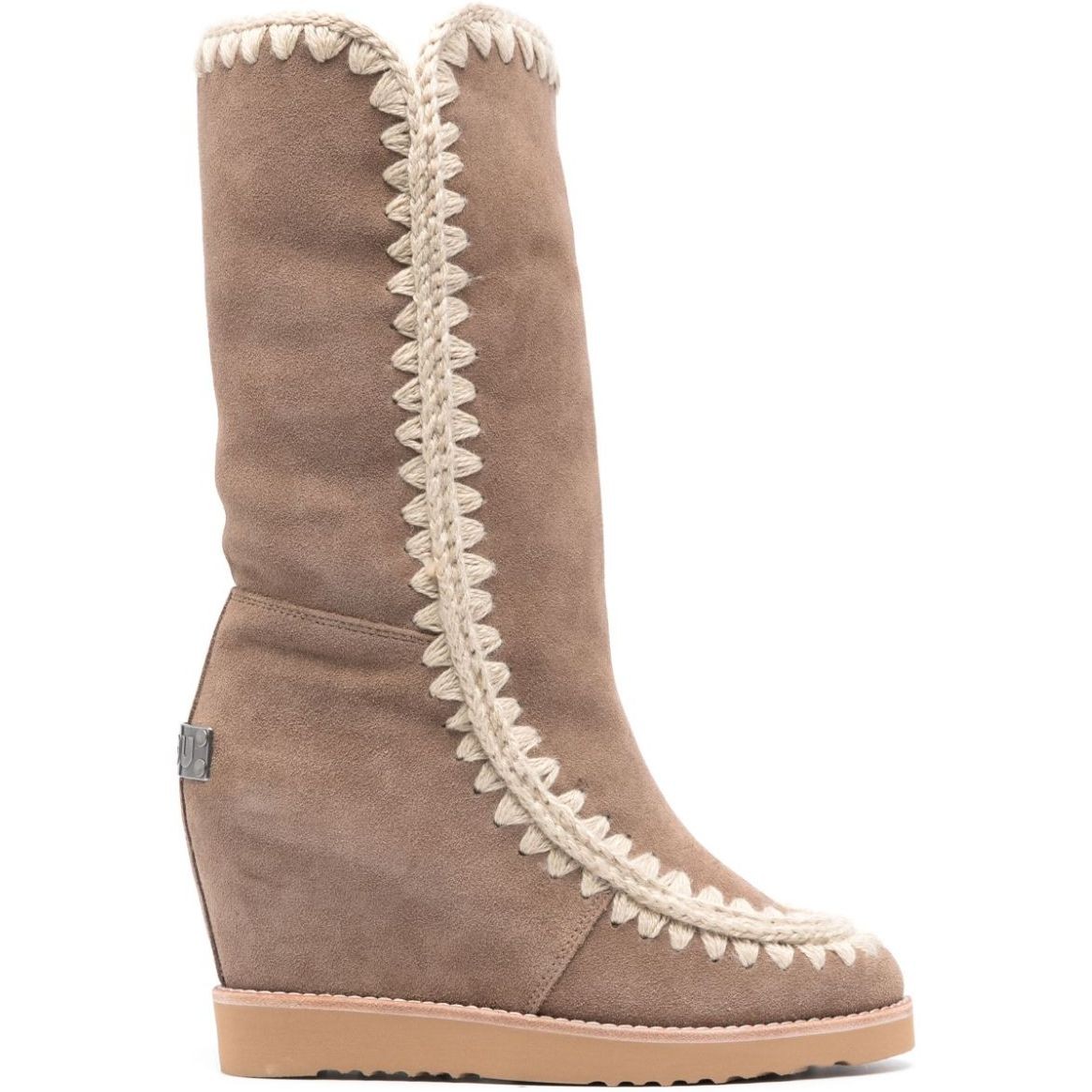 MOU Auliniai moterims, Pilka, French toe wedge tall 1