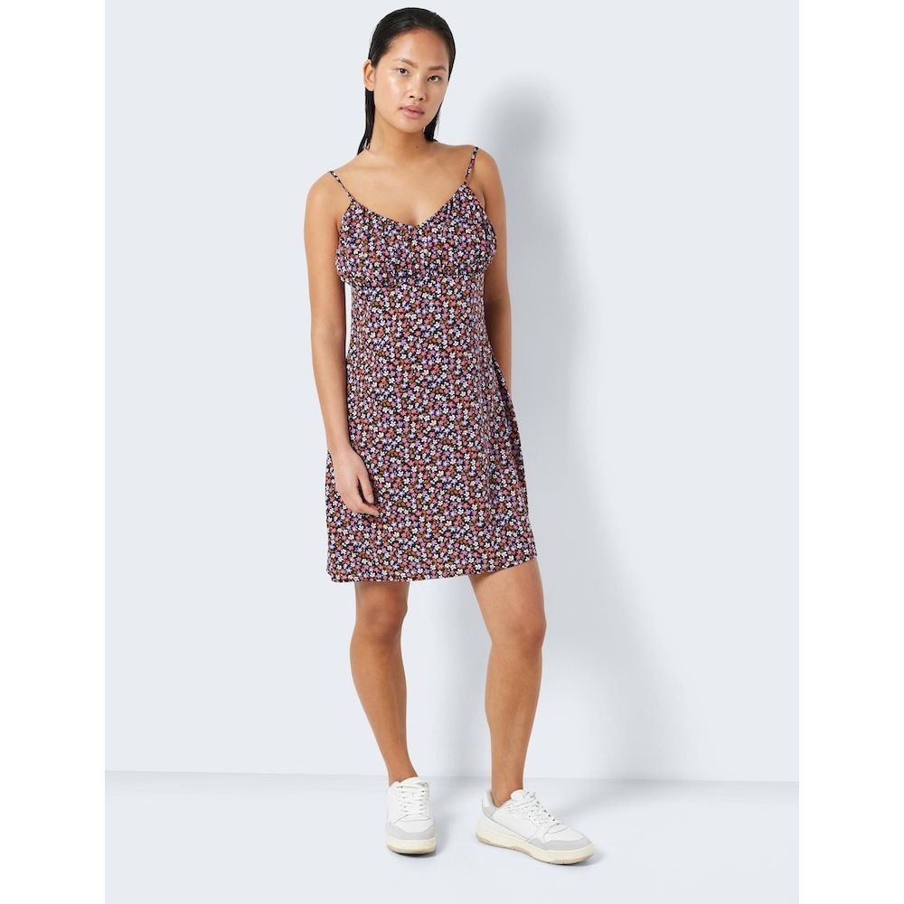 NOISY MAY Mini suknelė moterims, Juoda, NMRUE STRAP MINI DRES 7