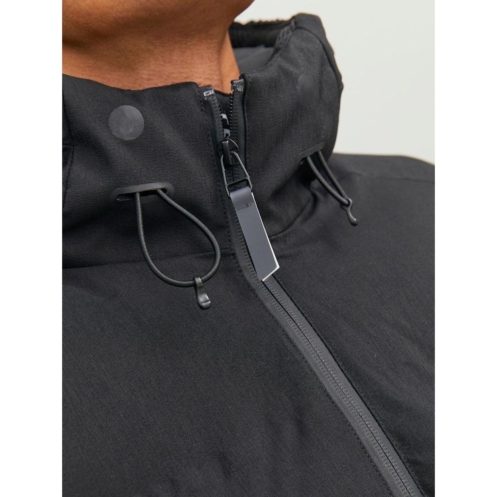 JACK & JONES Striukė vyrams, Juoda, JCOSWEEP PUFFER SN 6