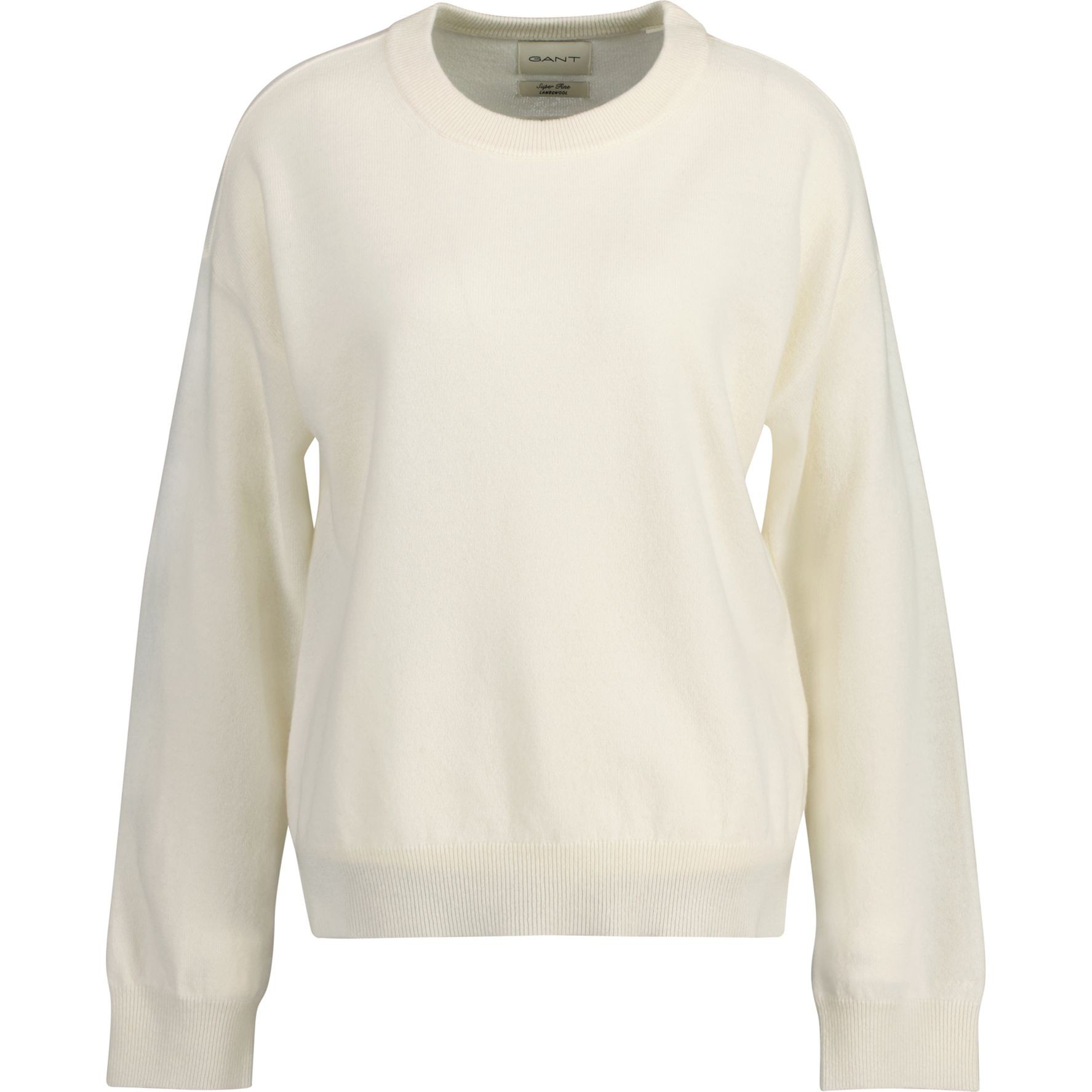 GANT Megztinis moterims, Balta, SUPERFINE LAMBSWOOL 1