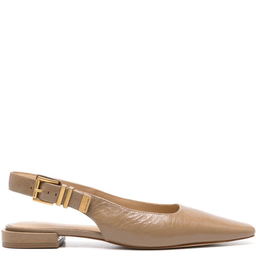 MICHAEL KORS Laisvalaikio bateliai moterims, Juoda, Darrington sling flat 1