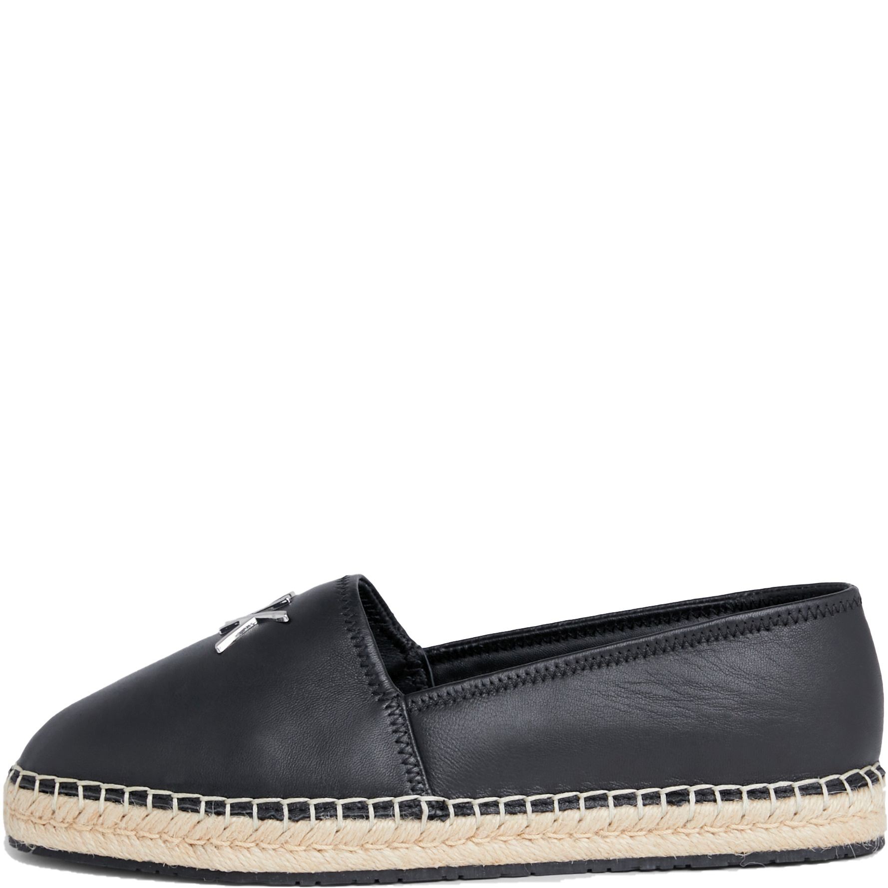CALVIN KLEIN Espadrilės moterims, Juoda, Espadrille re-lock 6