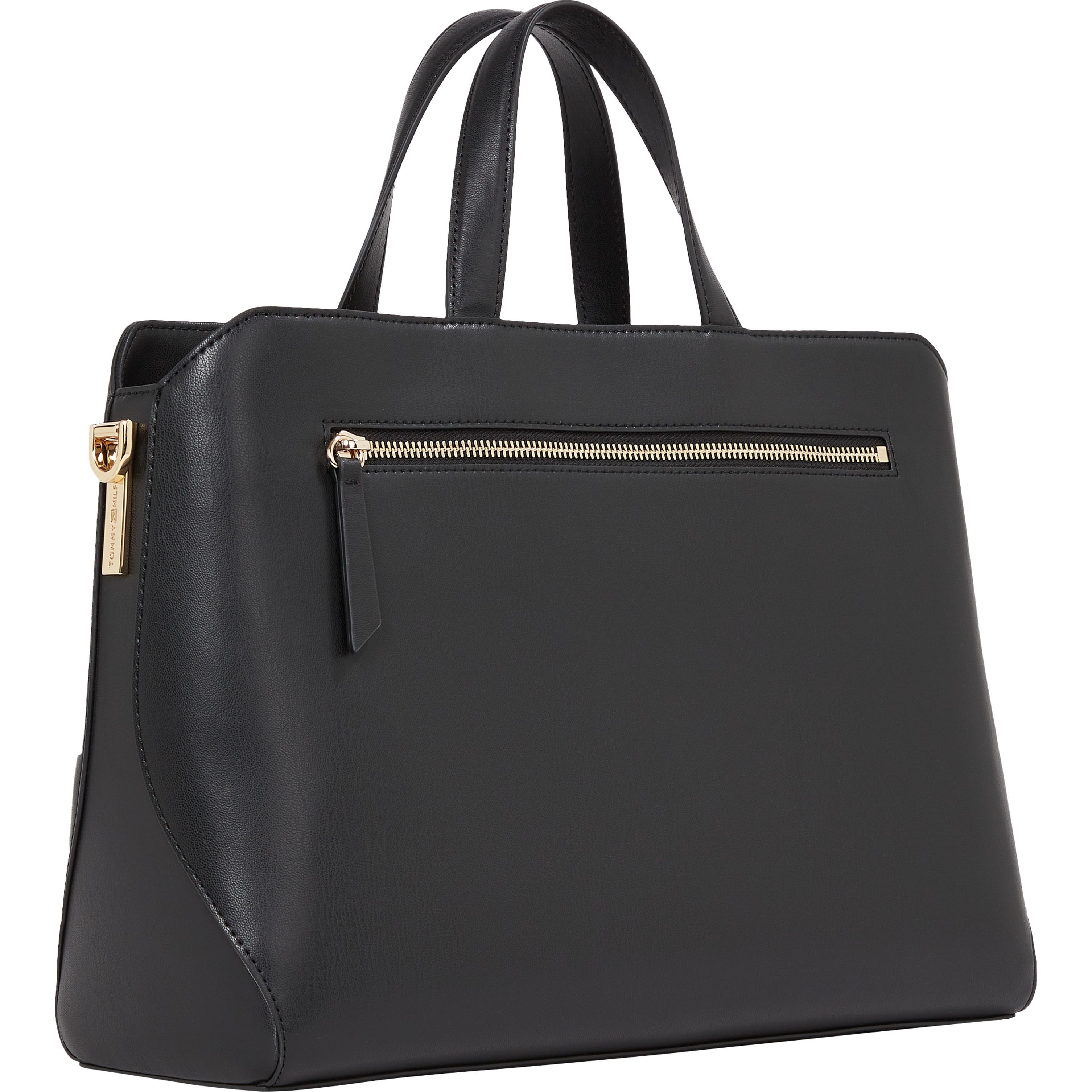TOMMY HILFIGER Dėklas kompiuteriui moterims, Juoda, Heritage workbag 2