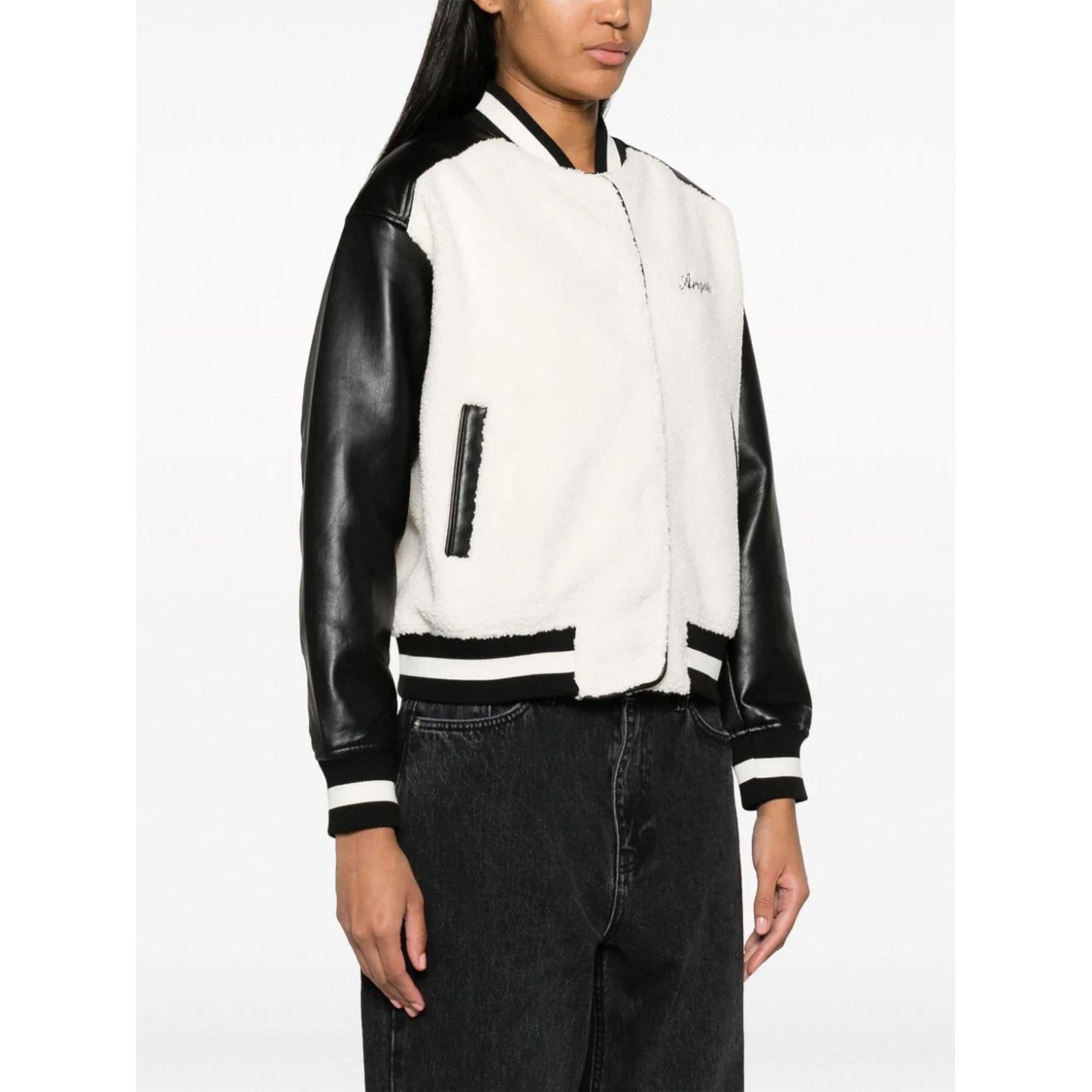 AXEL ARIGATO Bomberis moterims, Kūno, Saul varsity jacket 3