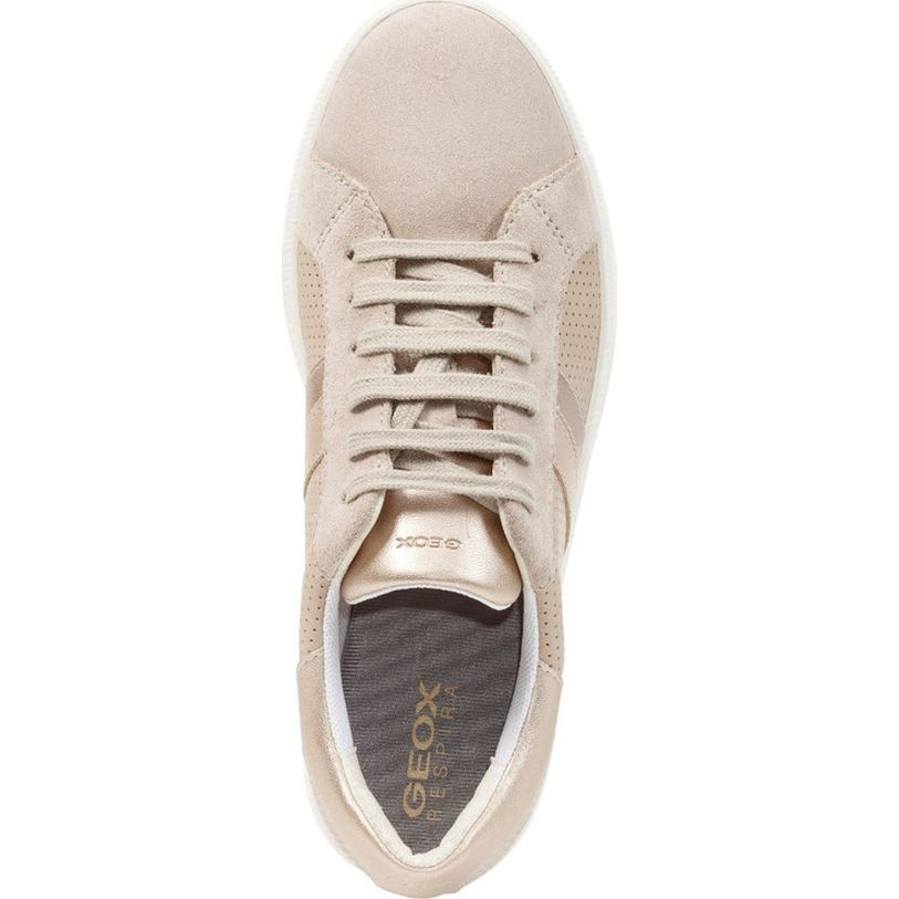 GEOX Laisvalaikio bateliai moterims, Smėlio, Meleda sneakers 5