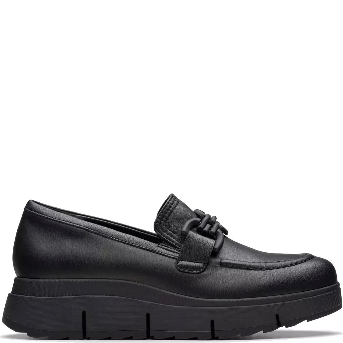 CLARKS Loaferiai moterims, Juoda, Loriini loafers 2