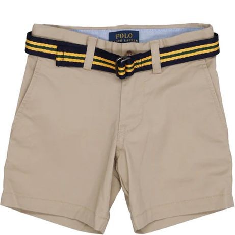 RALPH LAUREN KIDS Šortai berniukams, Smėlio, Straight fit flex short (2-7) 1
