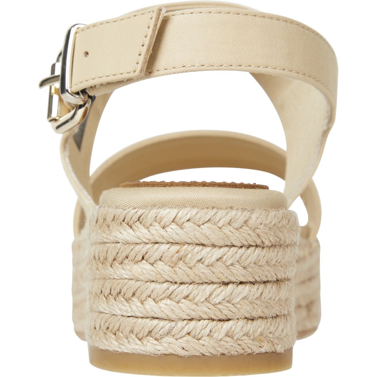TOMMY HILFIGER Basutės moterims, Smėlio, Mid wedge sandal 4
