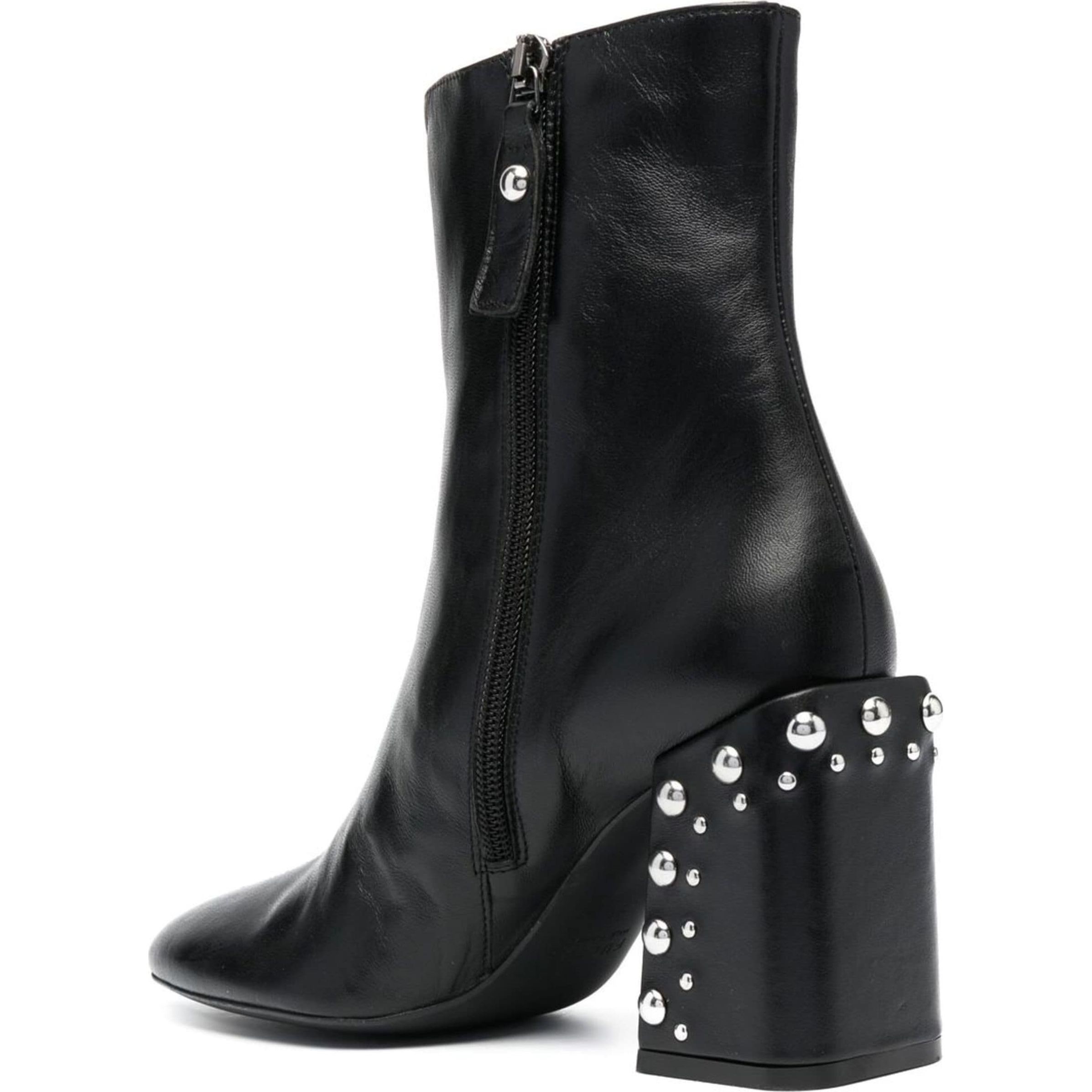 FURLA Aulinukai moterims, Juoda, Furla block ankle boot 3