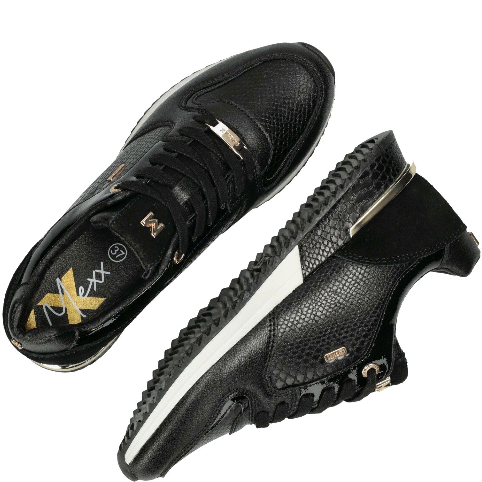 MEXX Sportiniai bateliai moterims, Juoda, Fleur Sport Shoe 6