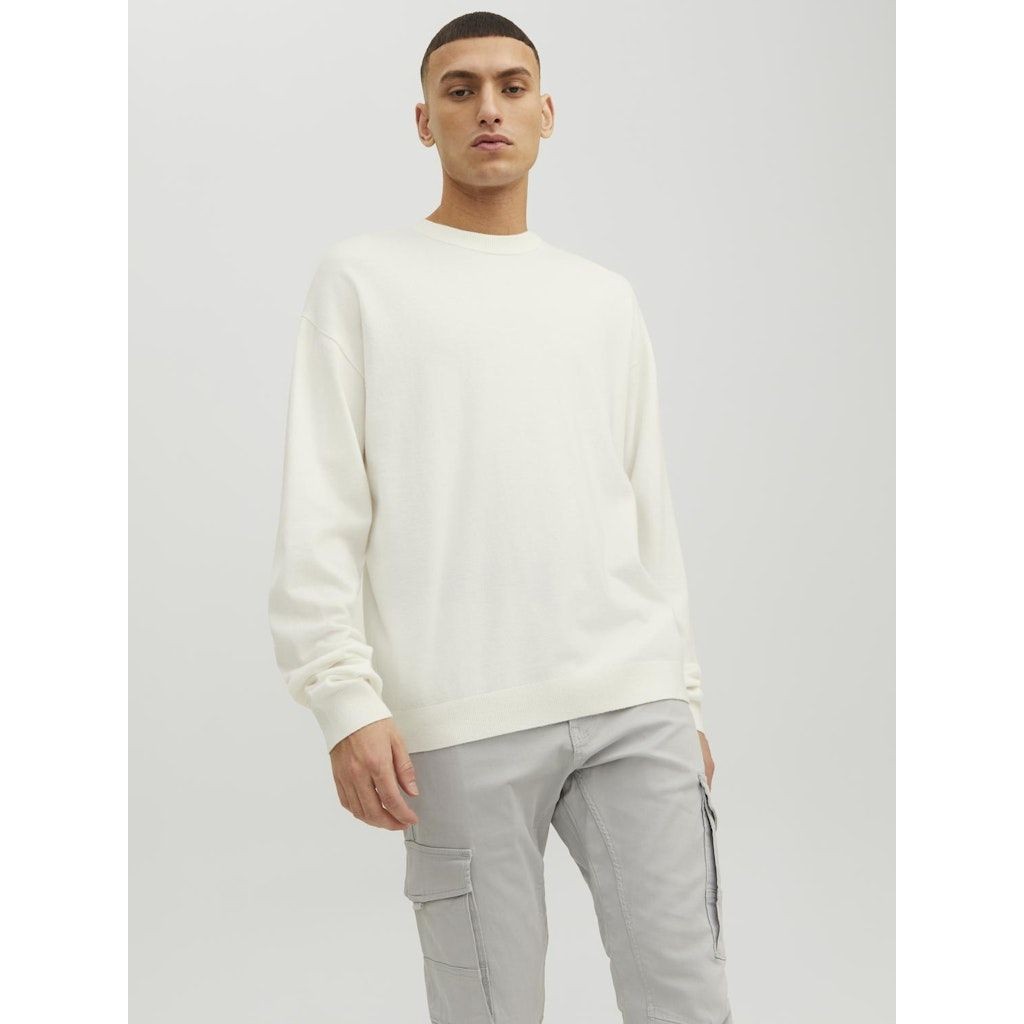JACK & JONES Megztinis vyrams, Smėlio, JORPALMA LS KNI 4