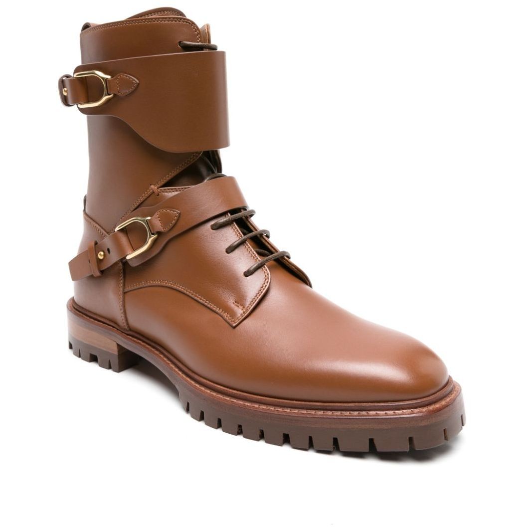 RALPH LAUREN Aulinukai moterims, Ruda, Marlie bootie 2