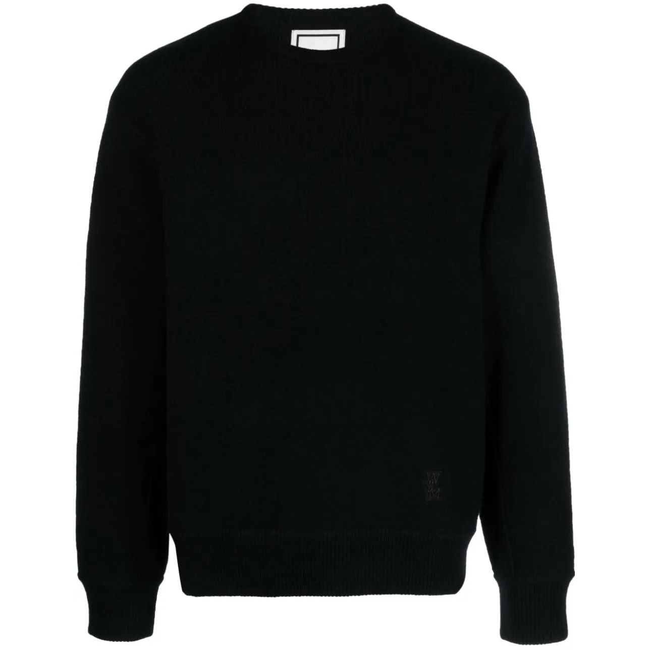WOOYOUNGMI Megztinis vyrams, Juoda, Mens sweater 1