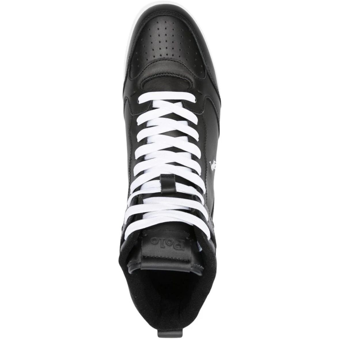 POLO RALPH LAUREN Sportiniai bateliai vyrams, Juoda, Low top lace sneakers 4