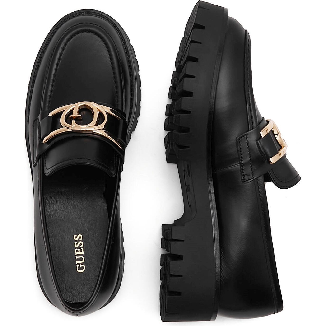 GUESS Mokasinai moterims, Juoda, ILARY DRESS  MOCASSINO 3