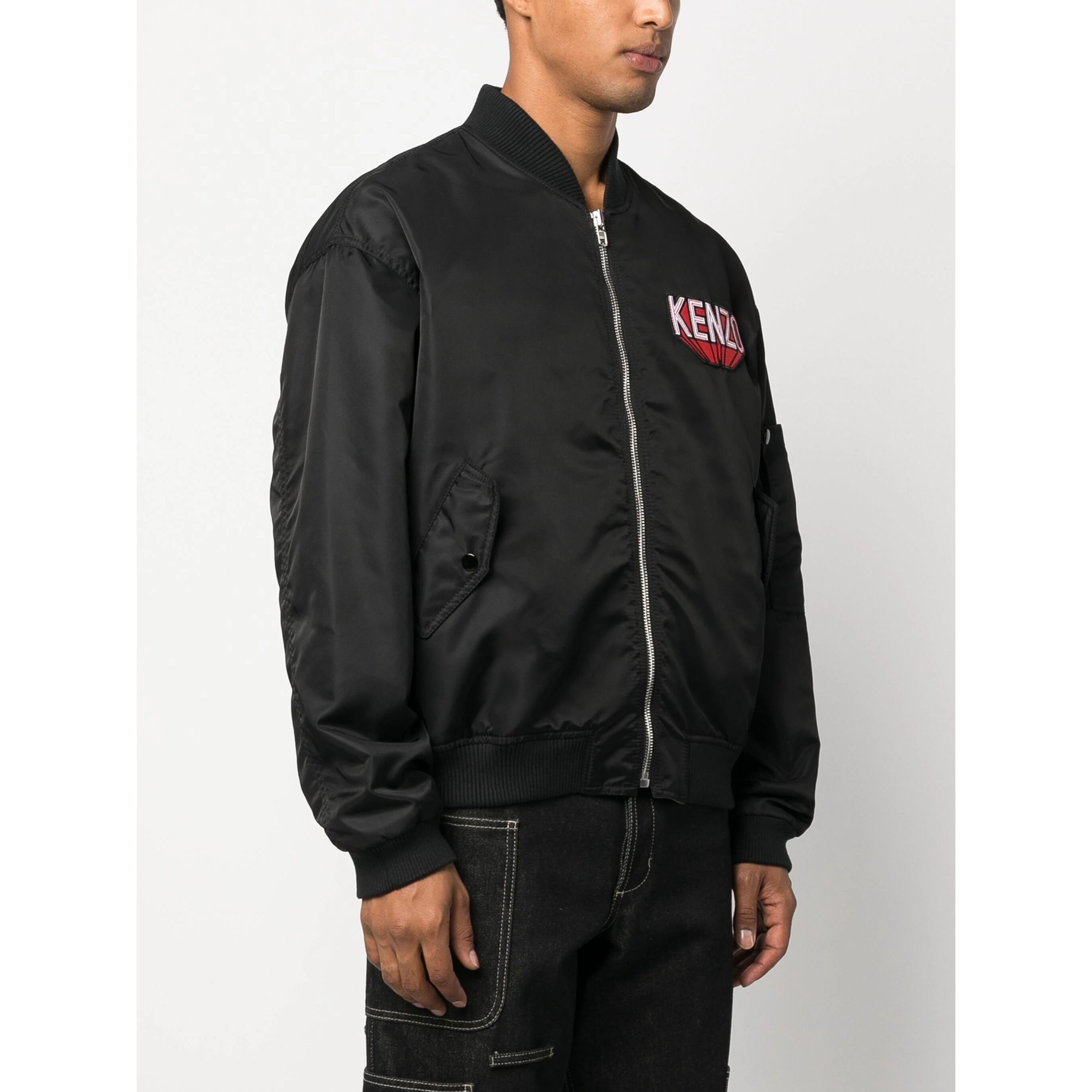 KENZO Bomberis vyrams, Juoda, Kenzo 3d flight bomber 4