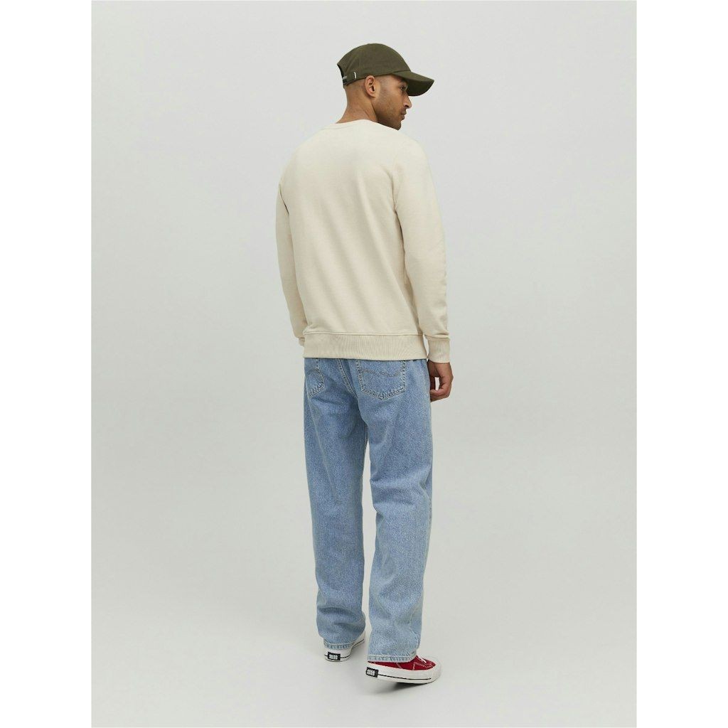 JACK & JONES Sportinis nertinis vyrams, Smėlio, JORFLORES SWEAT 3