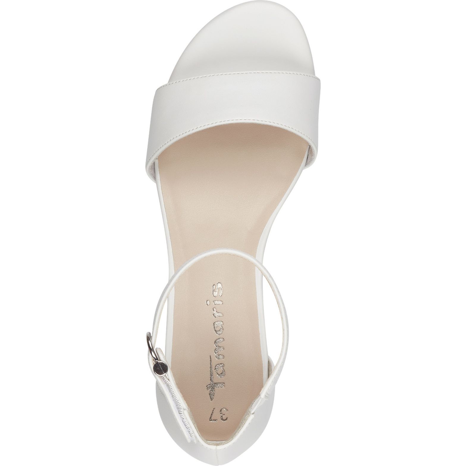 TAMARIS Basutės moterims, Balta, Sandals 25SS Top 4