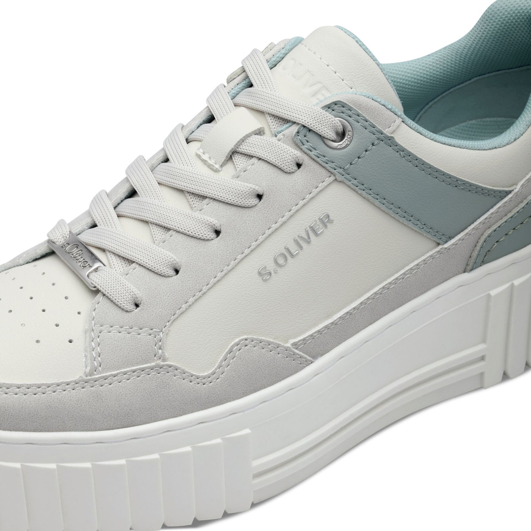 S.OLIVER Laisvalaikio bateliai moterims, Balta, Women Lace-up 6