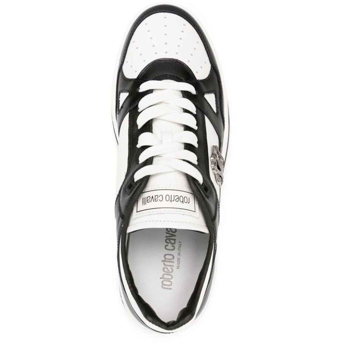 ROBERTO CAVALLI Laisvalaikio bateliai vyrams, Juoda, Sneakers 4