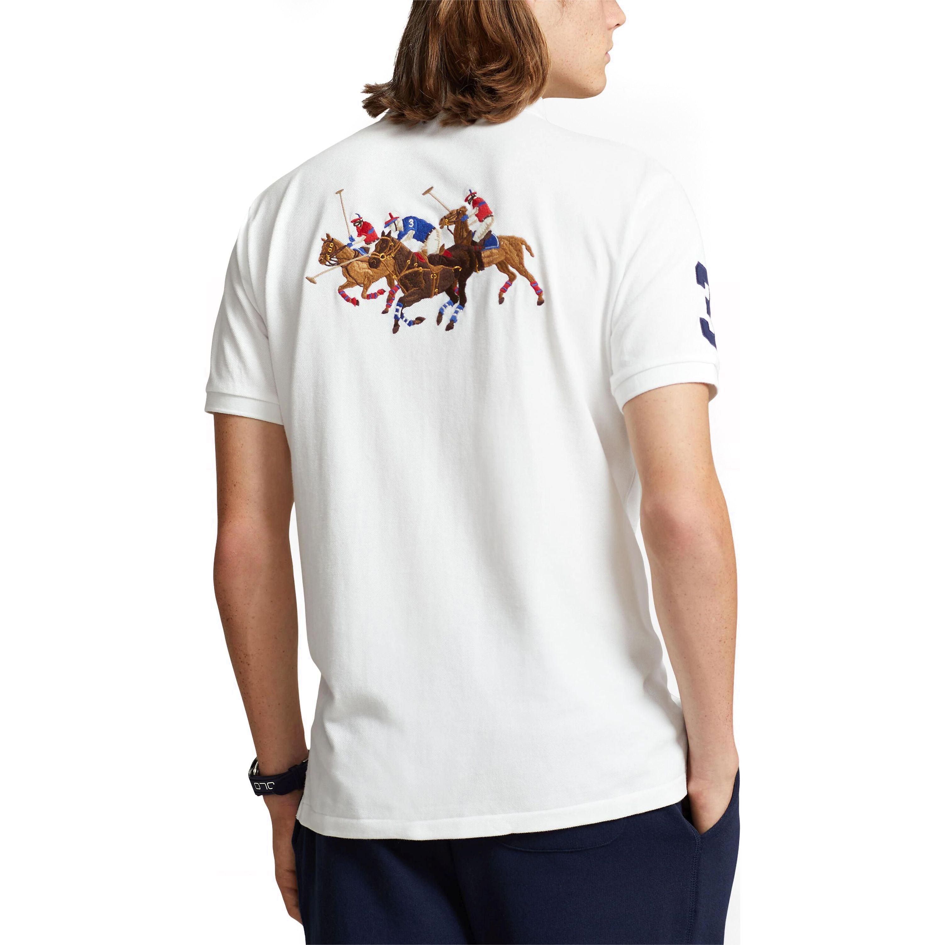 POLO RALPH LAUREN Polo marškiniai trumpos rank. vyrams, Balta, Short sleeve polo shirt 3