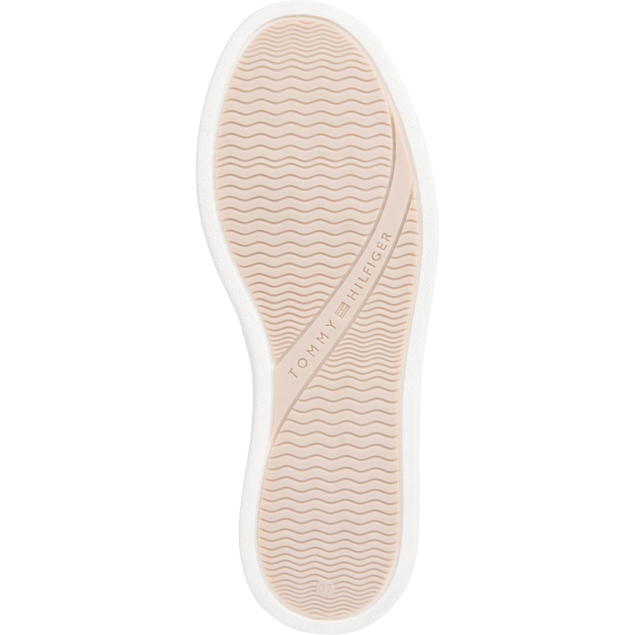 TOMMY HILFIGER Laisvalaikio bateliai moterims, Smėlio, Modern court sneaker 4