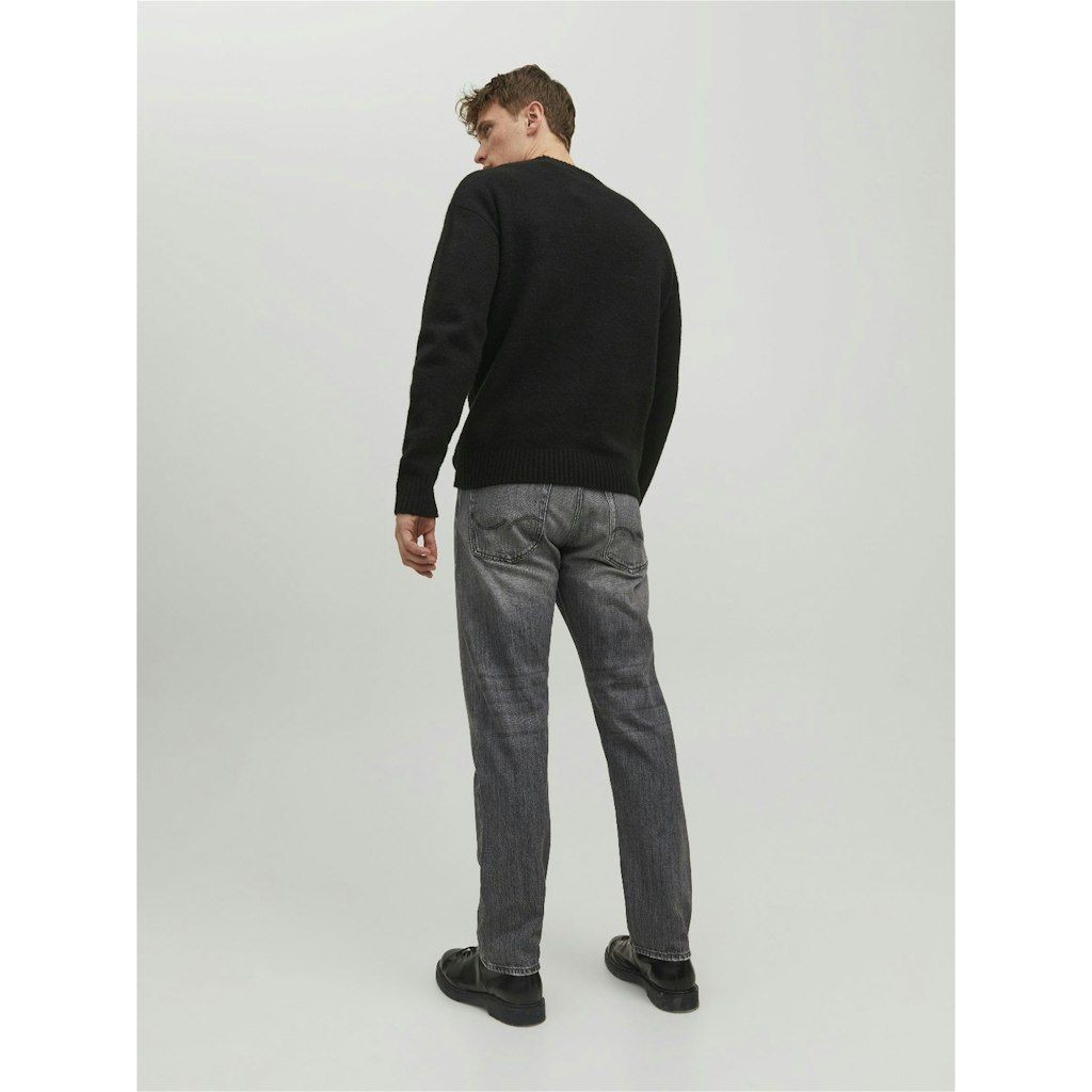 JACK & JONES Tiesūs džinsai vyrams, Juoda, JJICHRIS JJORIG 4