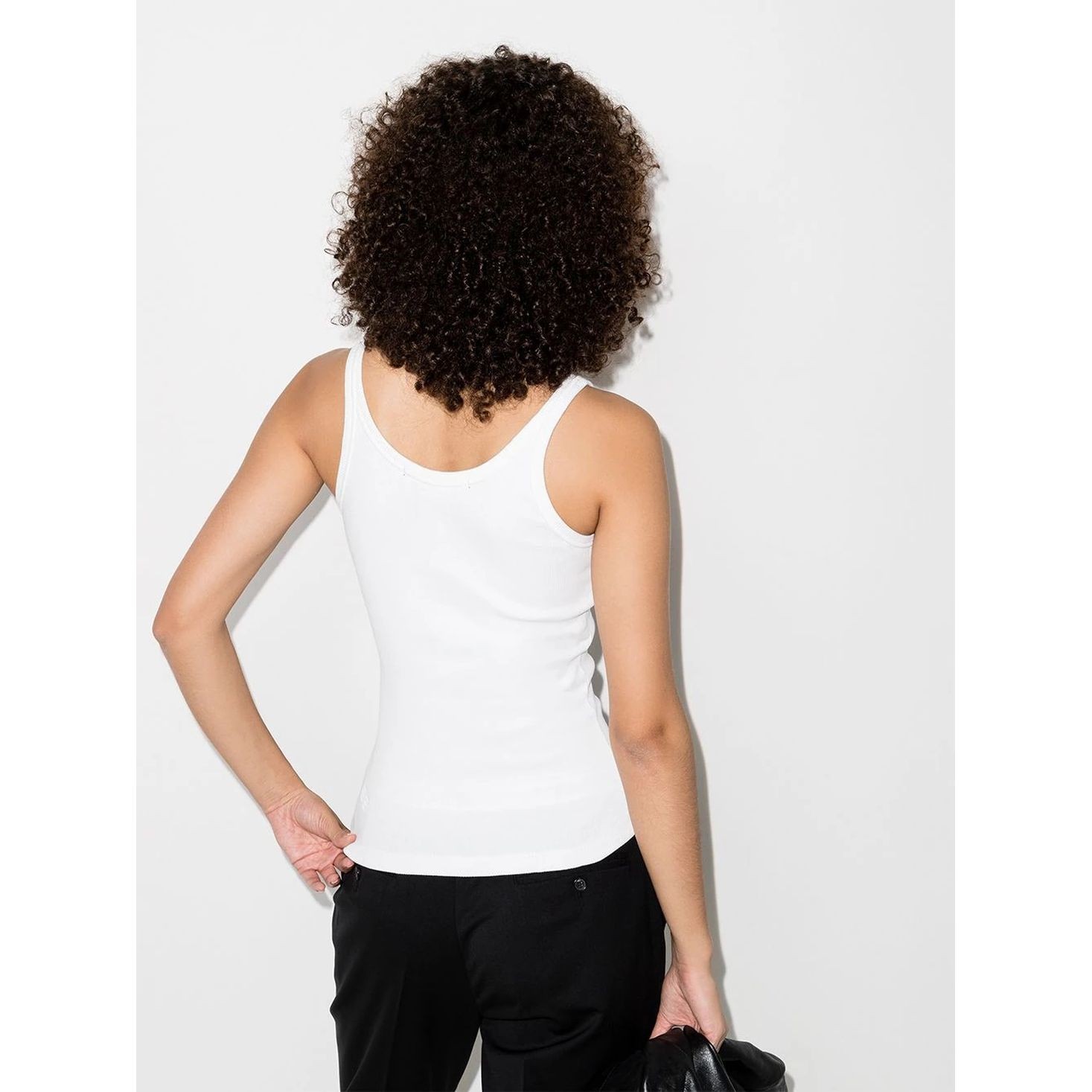 KSUBI Marškiniai be rankovių moterims, Balta, Arise white tank top 2
