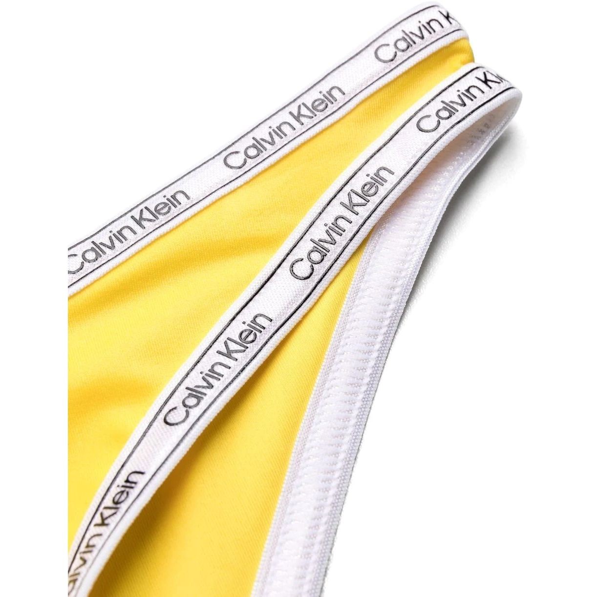 CALVIN KLEIN UW Apatinė kostiumėlio dalis moterims, Geltona, Bikini swim 3