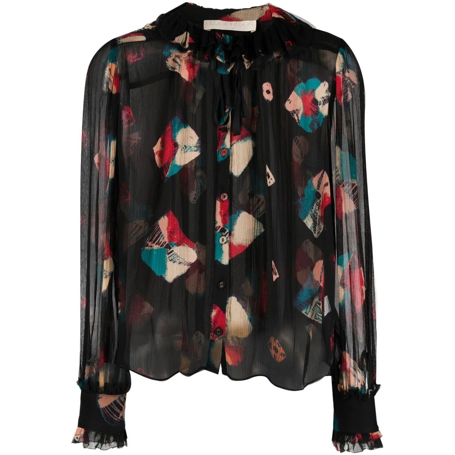 ULLA JOHNSON Palaidinės moterims, Balta, Pippa Blouse 1