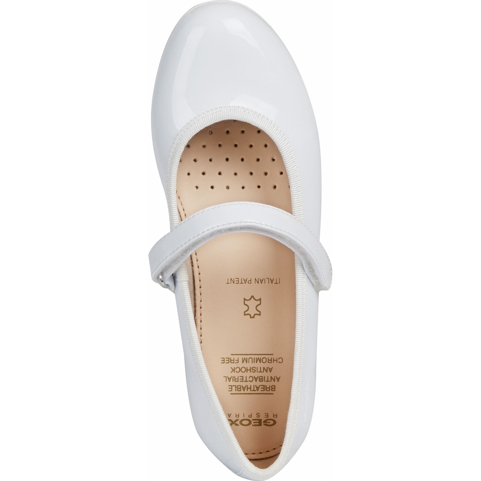 GEOX Sportiniai bateliai mergaitėms, Balta, Plie ballerinas 5