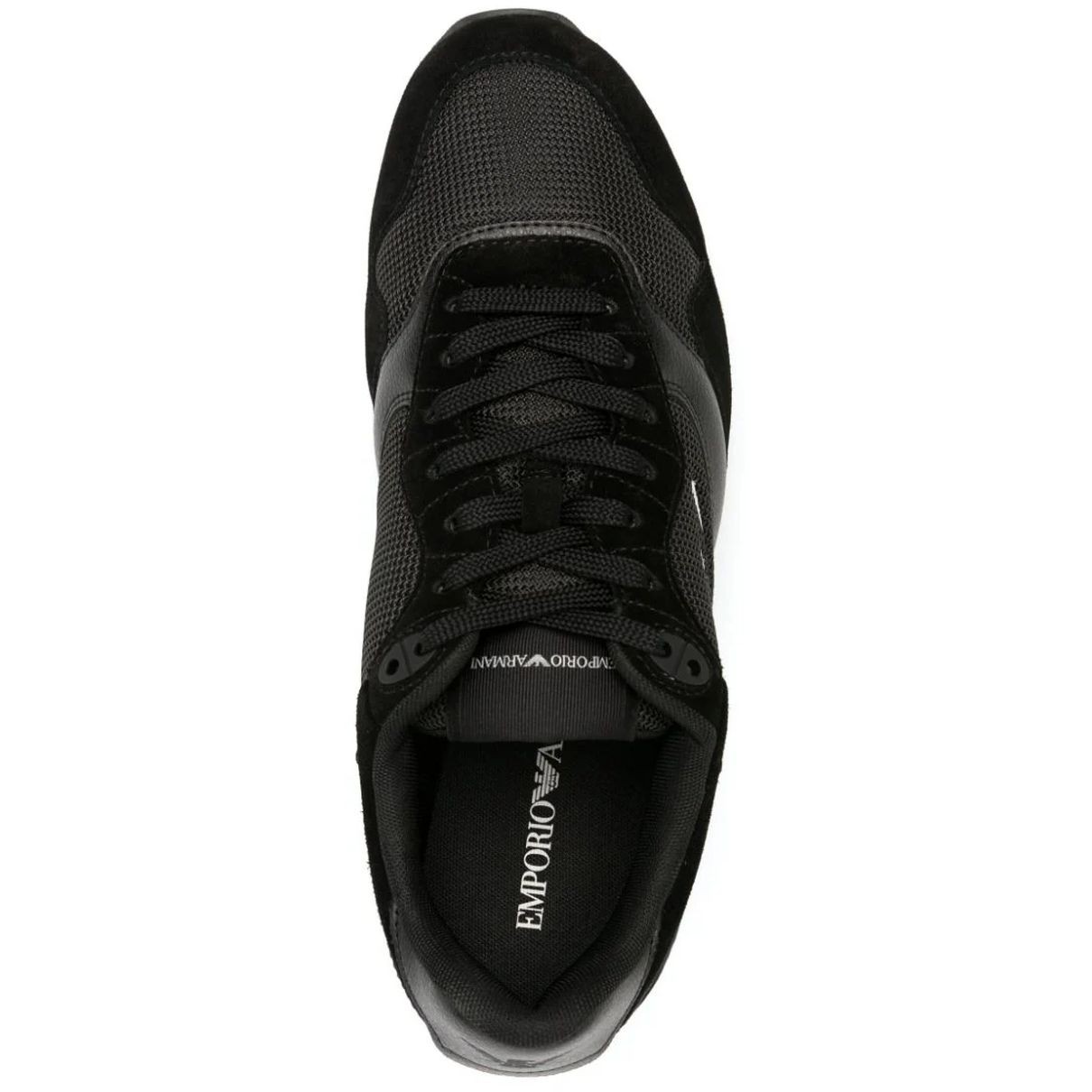 EMPORIO ARMANI Sportiniai bateliai vyrams, Juoda, Sneaker 4