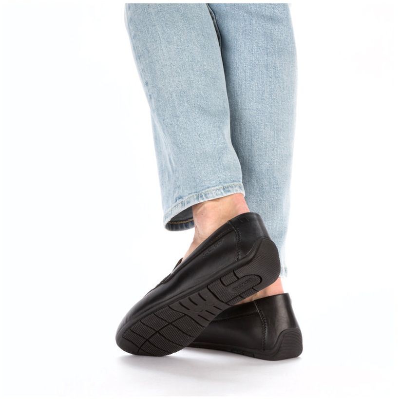 RIEKER Mokasinai vyrams, Juoda, MOCASINS 7